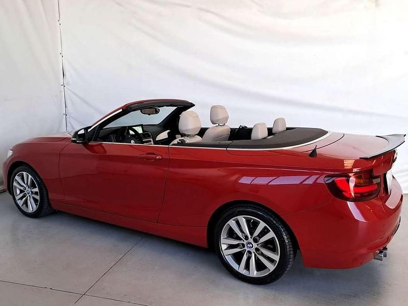 Usata BMW 220 Luxury Line 190 CV (139 kW) 2015 Rosso Cabrio