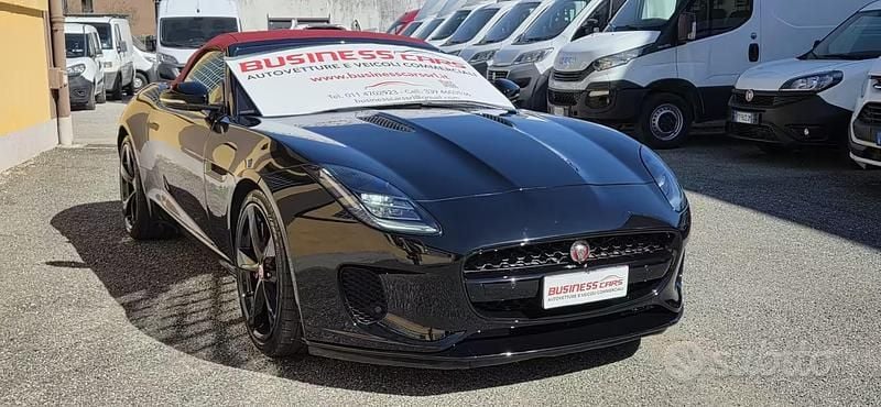 Usata Jaguar F-Type 340 CV (250 kW) 2018 Nero Cabrio