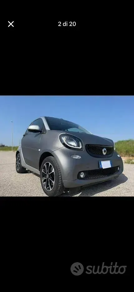 Usata Smart ForTwo Cabrio 71 CV (52 kW) 2016 Grigio Cabrio