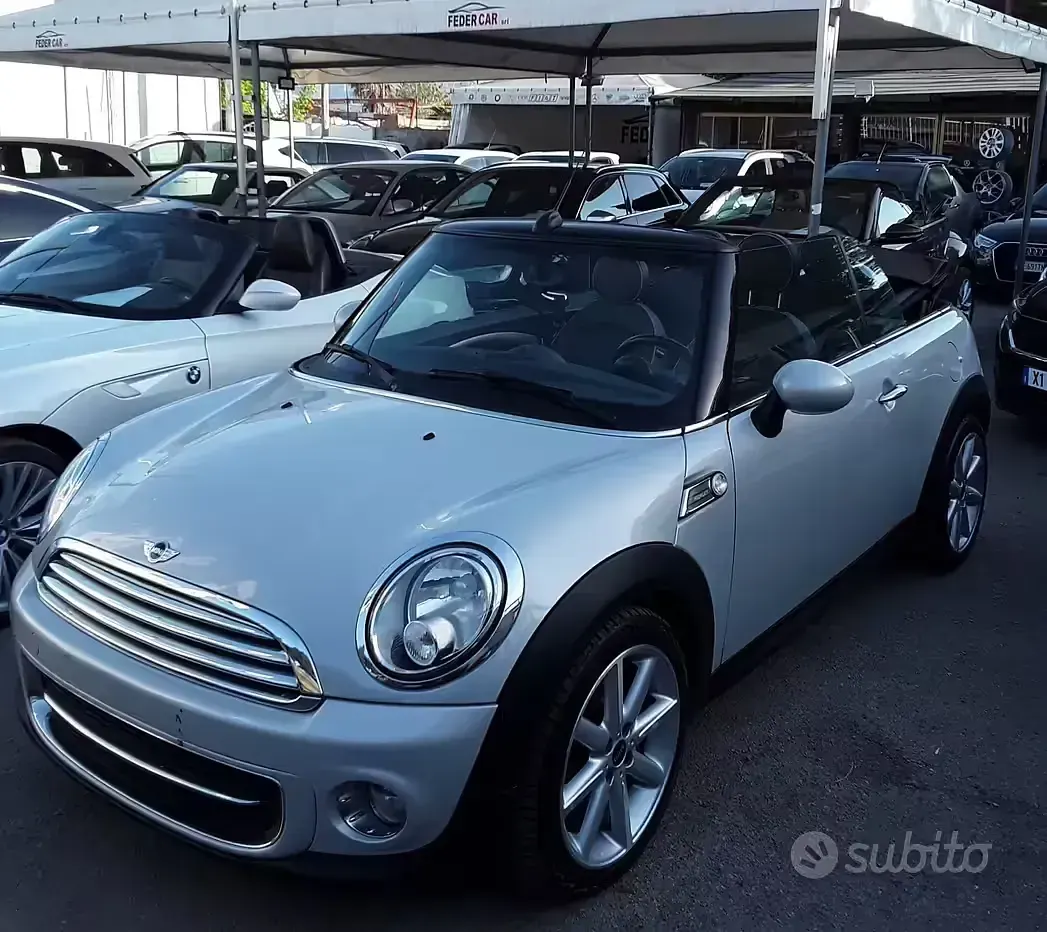 Usata Mini Cooper D Cabriolet 112 CV (82 kW) 2013 Grigio Cabrio