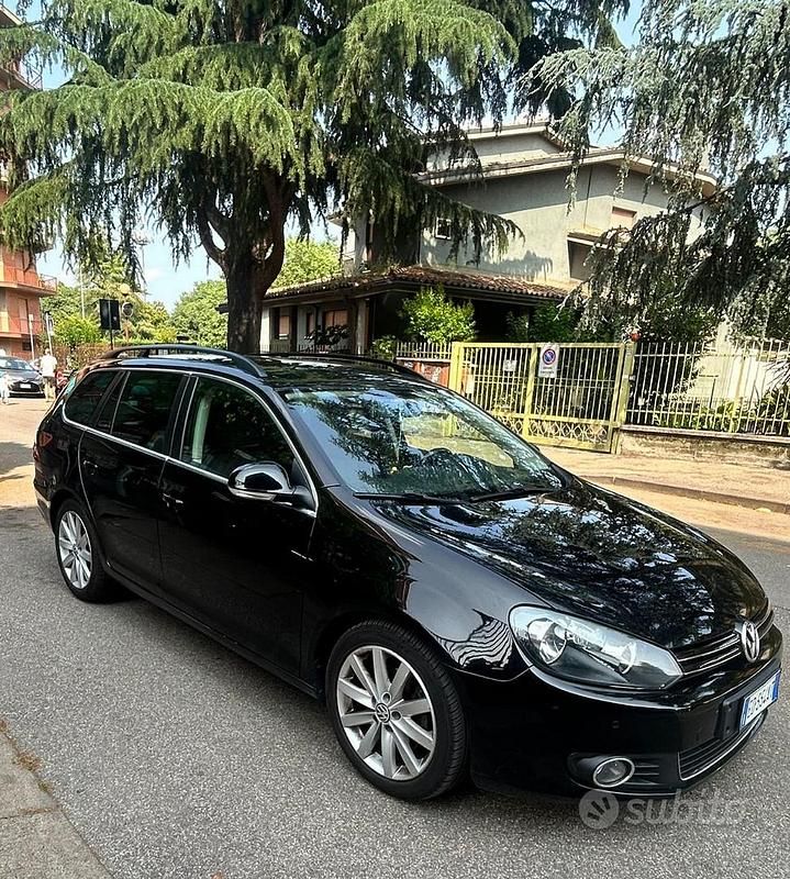 Usata VW Golf VI 2010 Nero Utilitaria