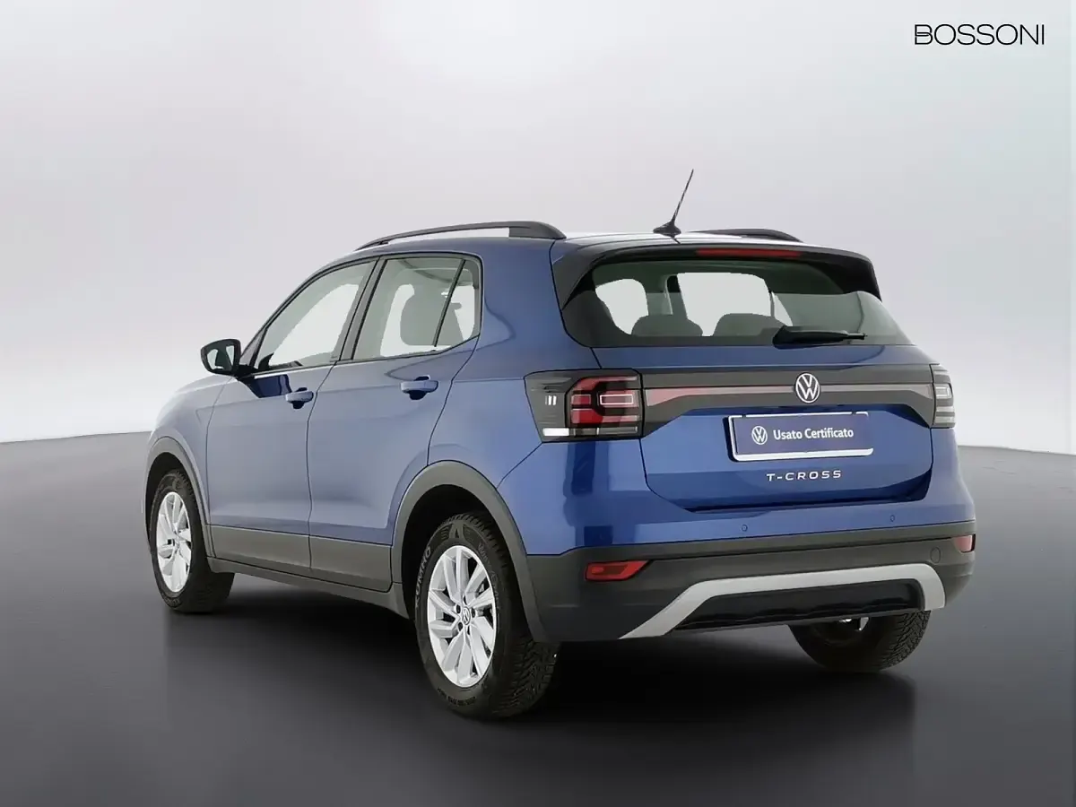 Usata VW T-Cross Style 110 CV (80 kW) 2022 Blu SUV