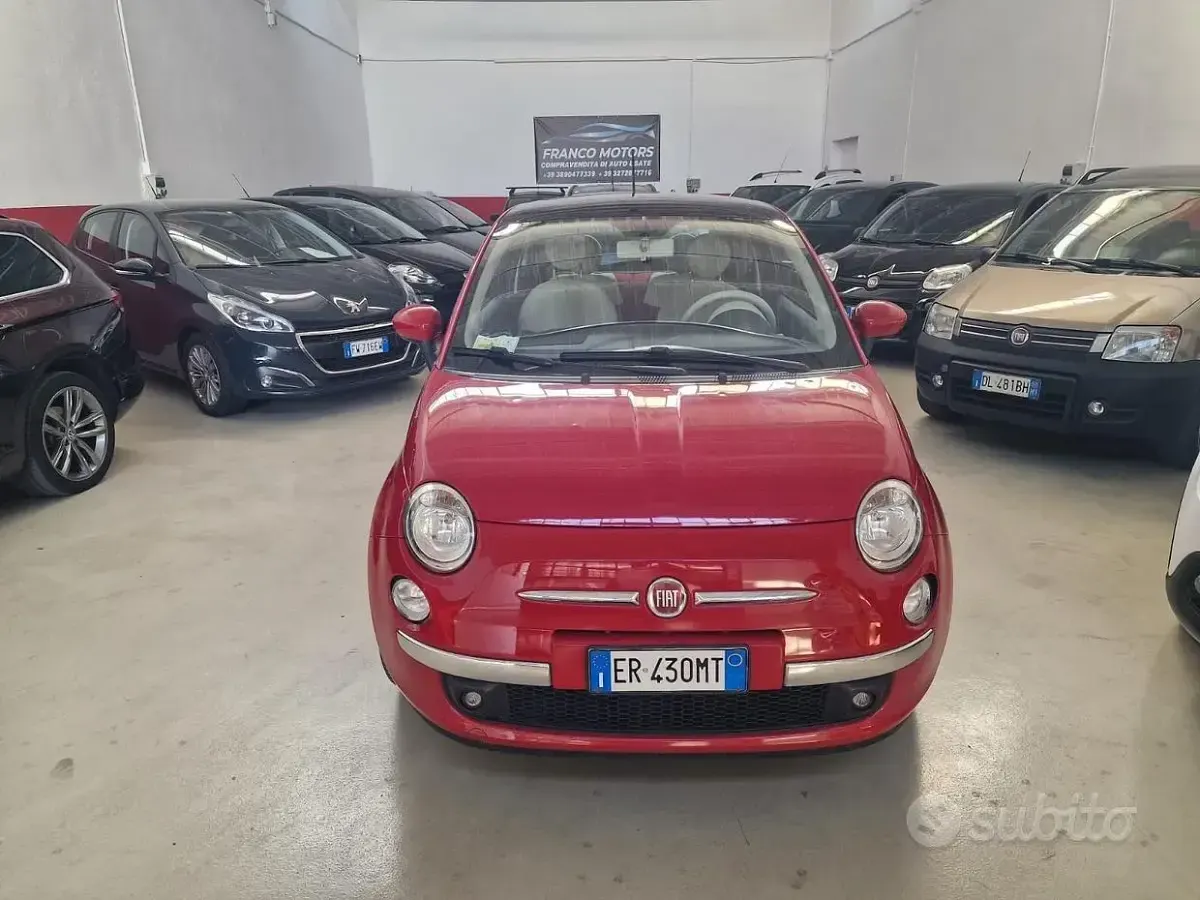 Usata Fiat 500 69 CV (50 kW) 2013 Rosso Berlina