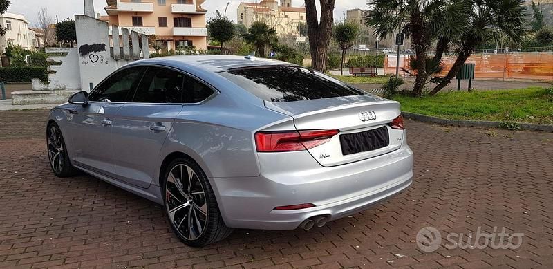 Usata Audi A5 190 CV (139 kW) 2017 Grigio Coupé