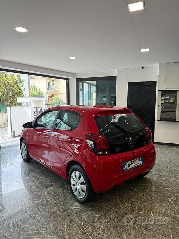 Usata Peugeot 108 Active 69 CV (50 kW) 2018 Rosso Berlina