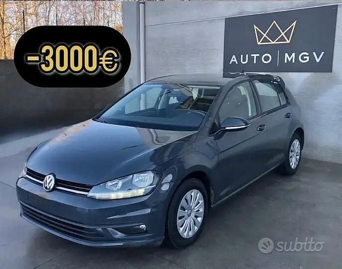 Usata VW Golf VII Trendline 85 CV (62 kW) 2018 Grigio Berlina