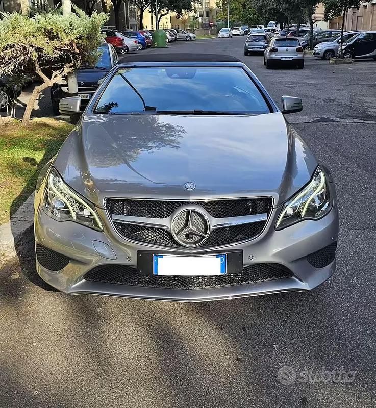 Usata Mercedes E200 Executive 2013 Grigio Cabrio