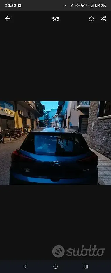 Usata Hyundai i20 75 CV (55 kW) 2016 Marrone Berlina