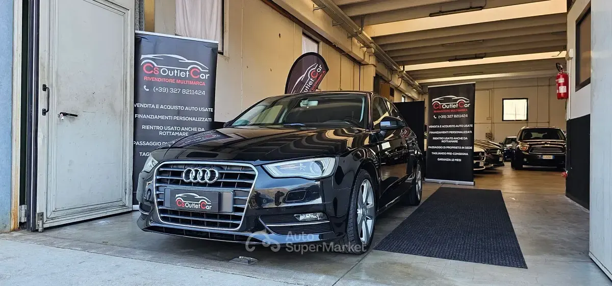 Usata Audi A3 110 CV (80 kW) 2016 Nero Berlina