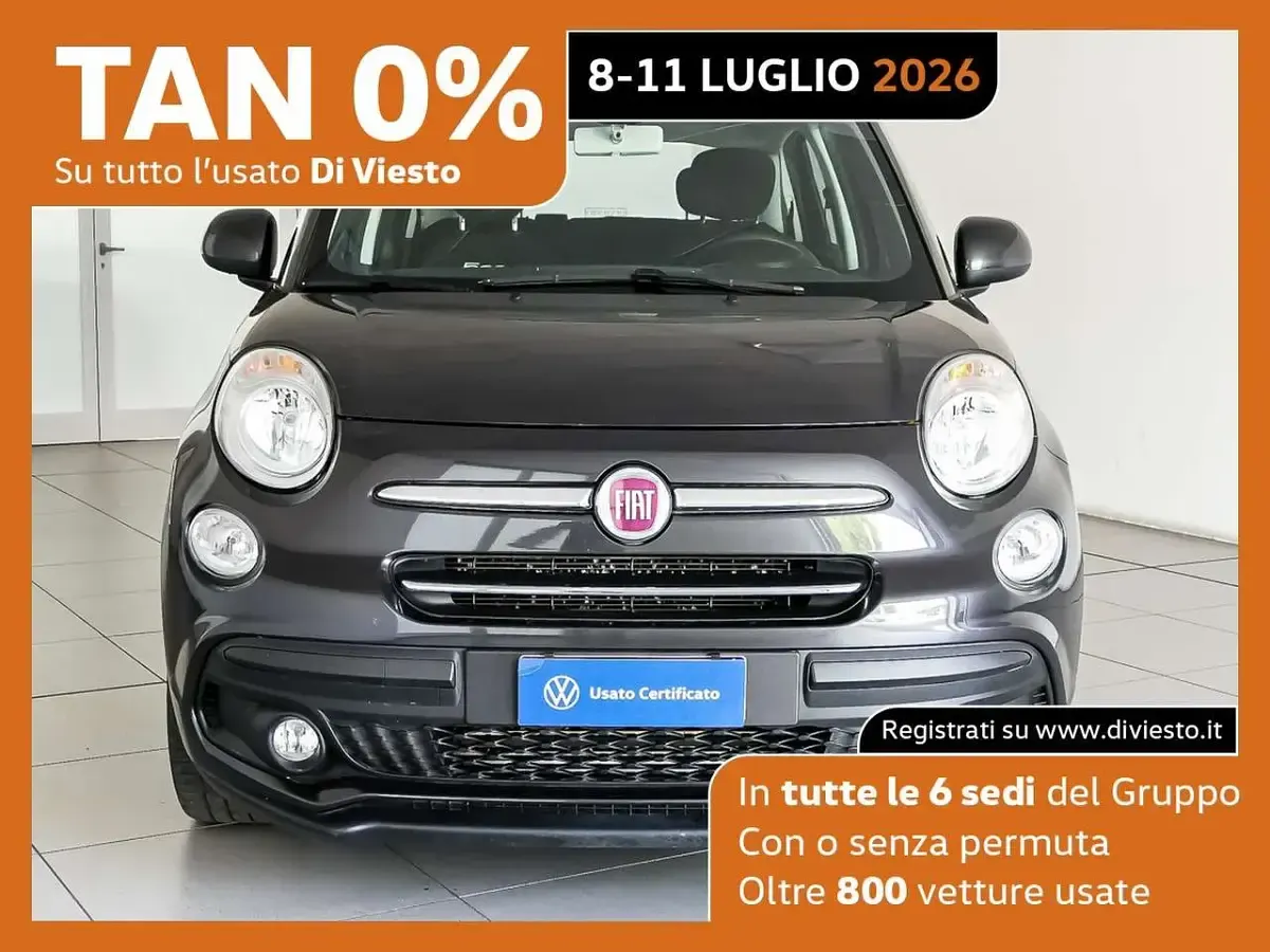 Usata Fiat 500L Mirror 120 CV (88 kW) 2020 Grigio metallizzato scuro Monovolume