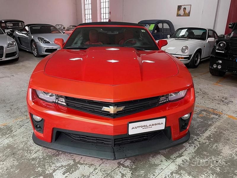 Usata Chevrolet Camaro SS 406 CV (298 kW) 2011 Arancione Cabrio