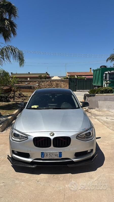 Usata BMW 114 102 CV (75 kW) 2014 Grigio Utilitaria