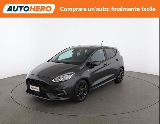Grigio Usata 2018 Ford Fiesta ST-Line Berlina | 10.999 € (Buon prezzo) - Immagine 1/2
