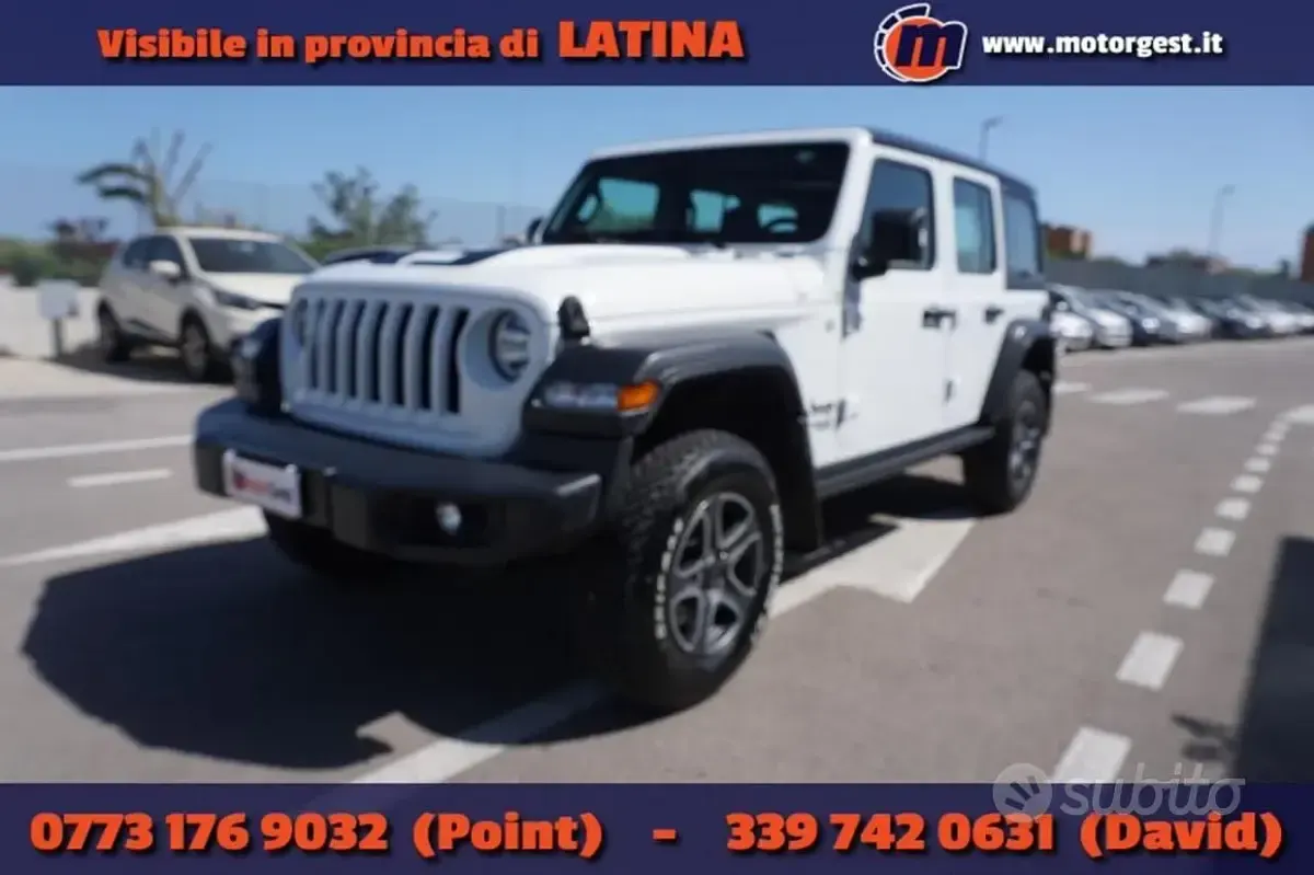 Usata Jeep Wrangler Unlimited Sport 200 CV (147 kW) 2020 SUV
