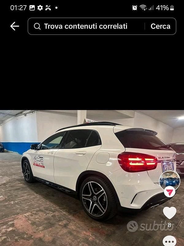 Usata Mercedes GLA200 AMG 2019 Bianco SUV