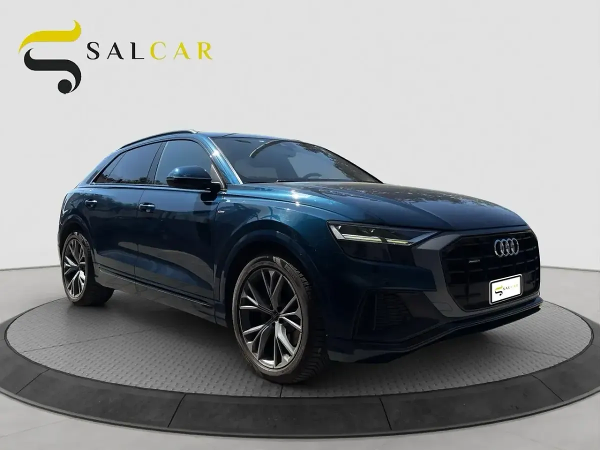 Usata Audi Q8 S-Line 231 CV (169 kW) 2020 Blu SUV