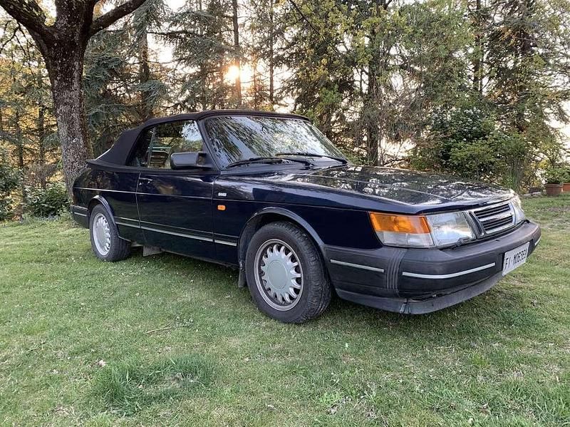 Usata Saab 900 141 CV (103 kW) 1992 Blu/azzurro Cabrio