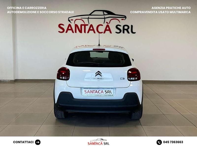 Usata Citroën C3 Shine 75 CV (55 kW) 2018 Bianco Utilitaria
