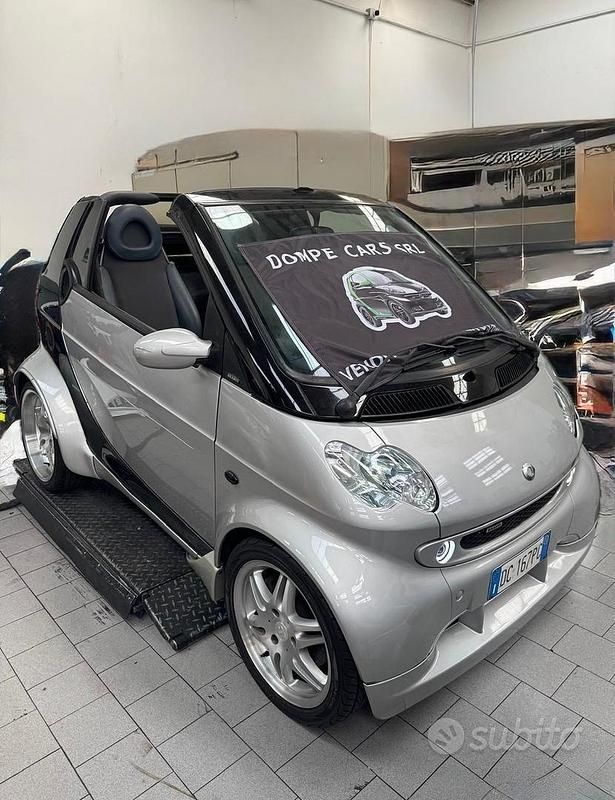 Usata Smart ForTwo Cabrio Brabus 75 CV (55 kW) 2006 Grigio Cabrio