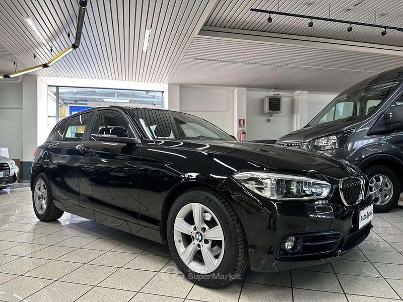 Usata BMW 118 Sport Line 136 CV (100 kW) 2018 Nero Utilitaria