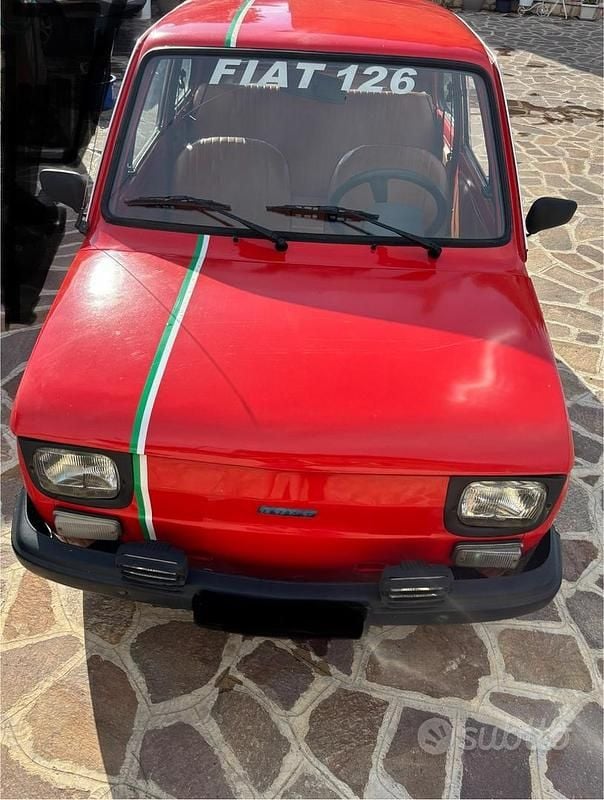 Usata Fiat 126 24 CV (17 kW) 1982 Rosso Utilitaria