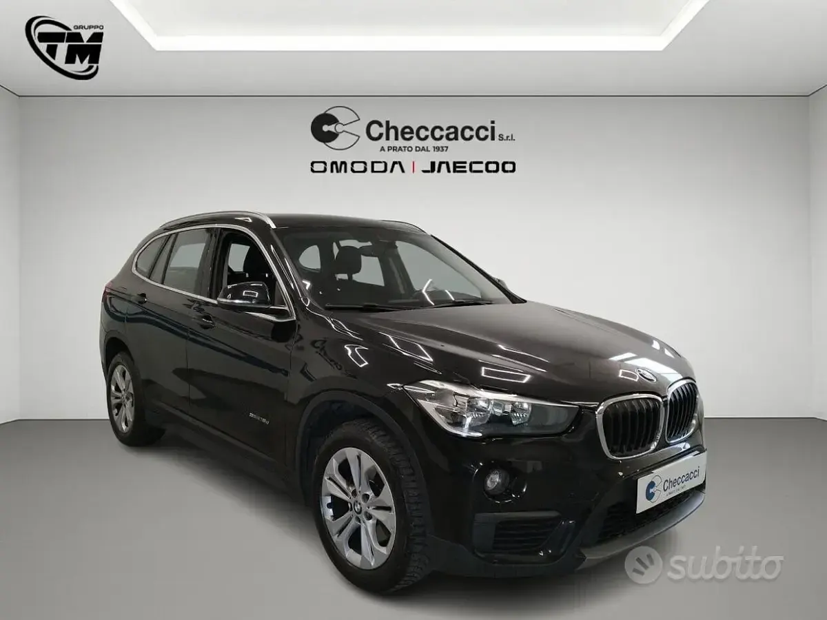 Usata BMW X1 Advantage 150 CV (110 kW) 2017 Nero SUV