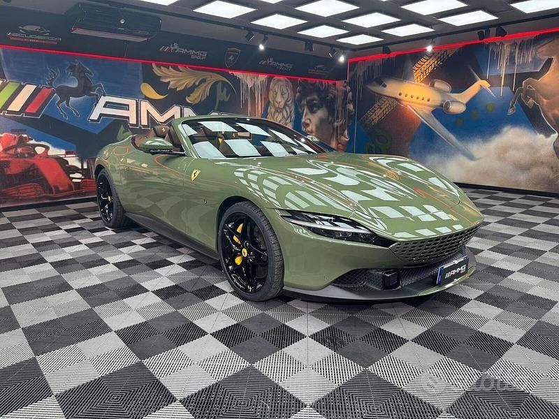 Nuova Ferrari Roma 620 CV (456 kW) 2025 Verde Cabrio