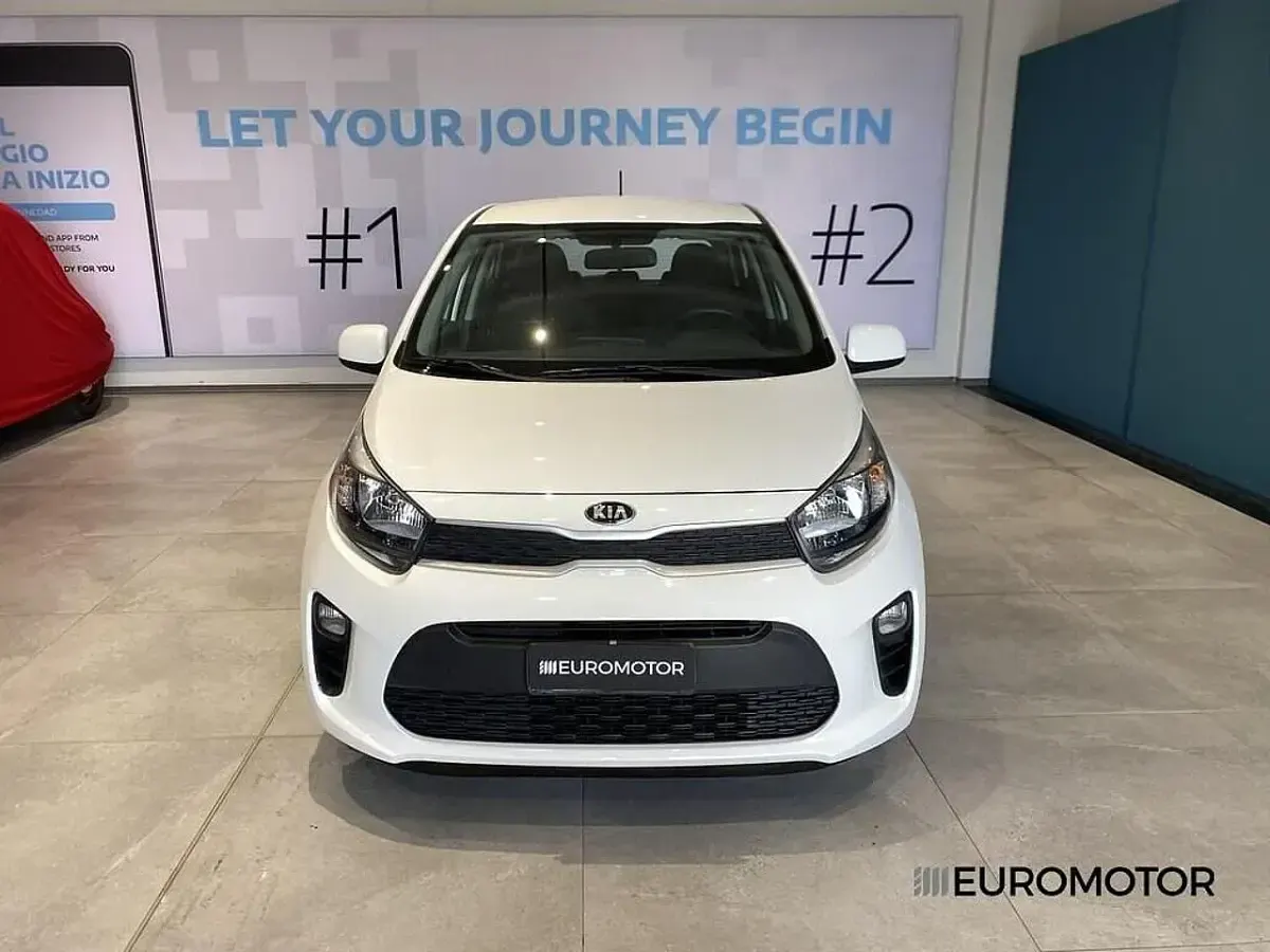 Usata Kia Picanto Active 65 CV (47 kW) 2019 Bianco Utilitaria