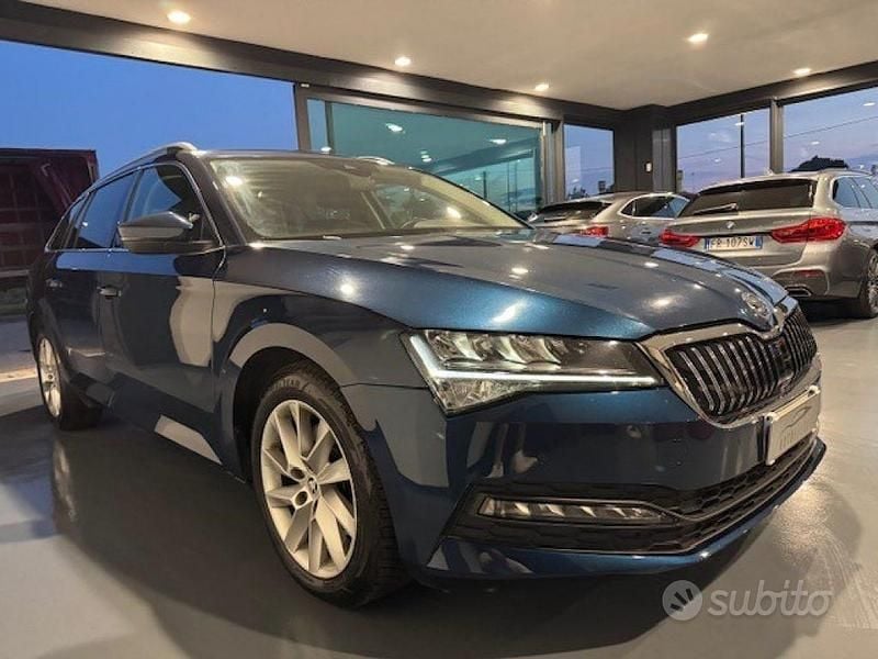 Brugt Skoda Superb Executive 150 HK (110 kW) 2021 Blå Stationcar