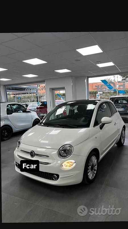 Usata Fiat 500 Lounge 69 CV (50 kW) 2018 Bianco Utilitaria