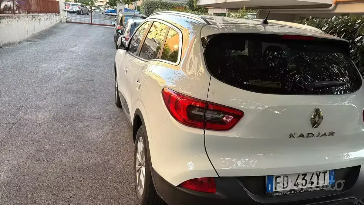 Usata Renault Kadjar 131 CV (96 kW) 2016 Bianco SUV