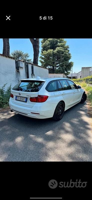 Usata BMW 316 90 CV (66 kW) 2014 Bianco Berlina