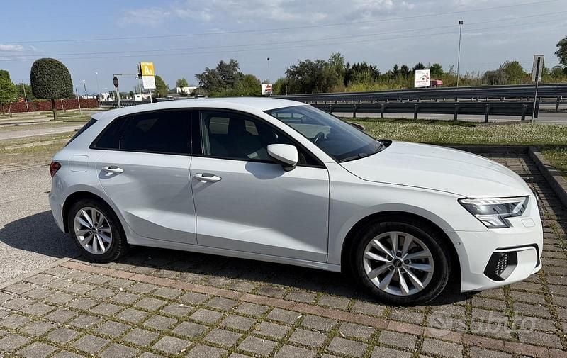 Usata Audi A3 116 CV (85 kW) 2021 Bianco Berlina
