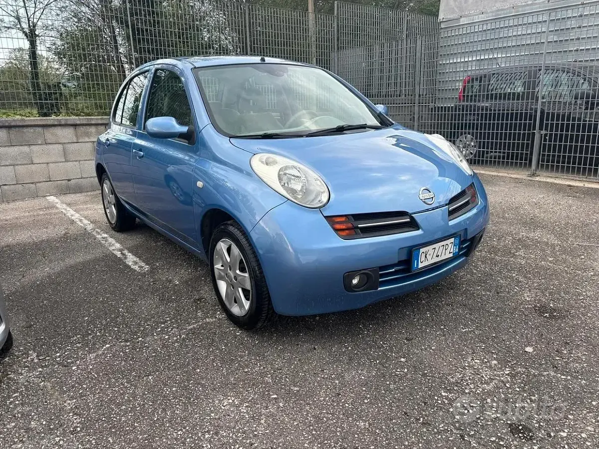 Usata Nissan Micra 80 CV (58 kW) 2003 Blu Utilitaria