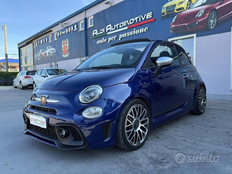 Usata Abarth 595C Turismo 165 CV (121 kW) 2016 Blu Cabrio