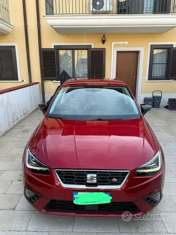 Usata Seat Ibiza FR 95 CV (69 kW) 2019 Rosso Utilitaria