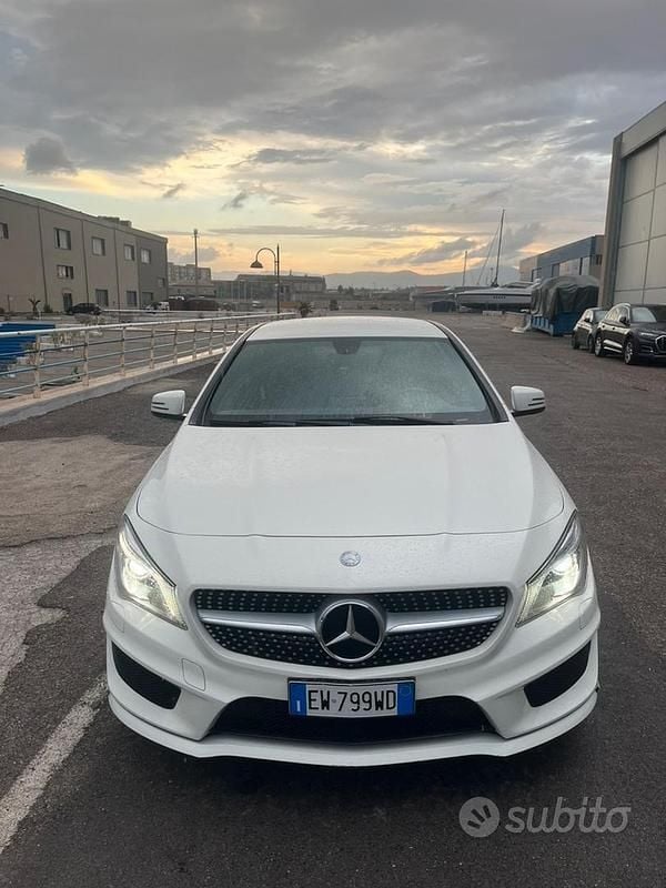 Usata Mercedes CLA180 109 CV (80 kW) 2014 Bianco Berlina