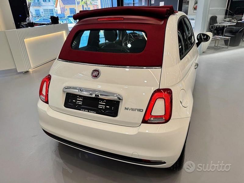 Usado Fiat 500C Lounge 69 CV (50 kW) 2023 Blanco Descapotable