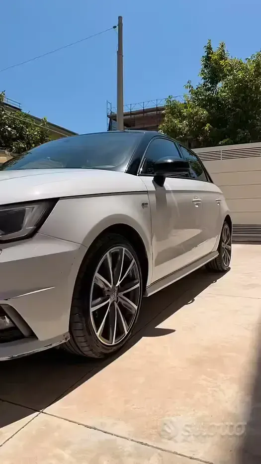 Usata Audi A1 S-Line 90 CV (66 kW) 2016 Bianco Utilitaria