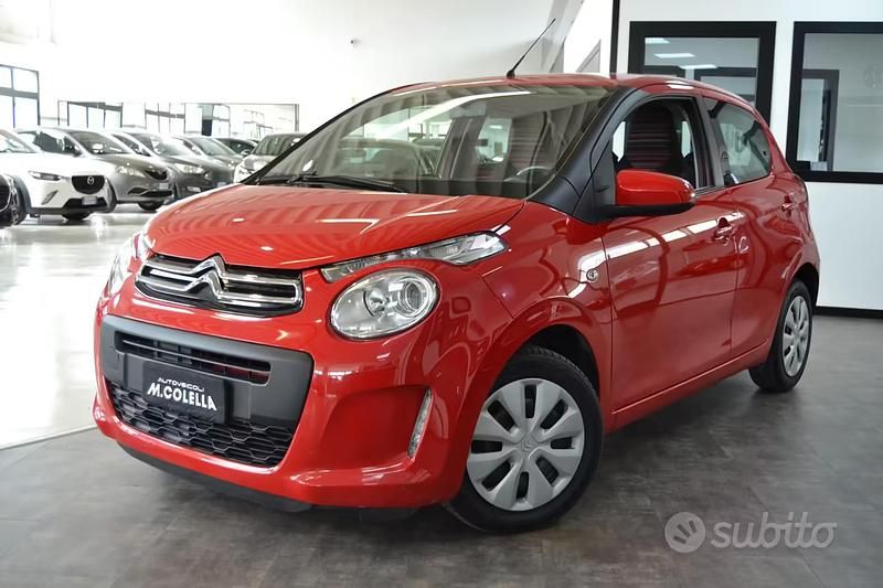 Usata Citroën C1 Feel 72 CV (52 kW) 2020 Rosso Utilitaria