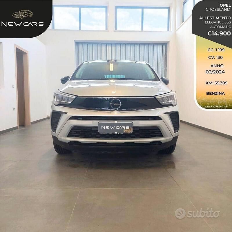Usata Opel Crossland X Elegance 131 CV (96 kW) 2024 Grigio SUV