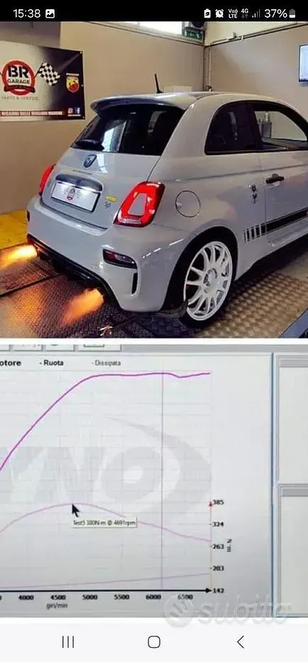 Usata Abarth 595 145 CV (106 kW) 2016 Grigio Berlina