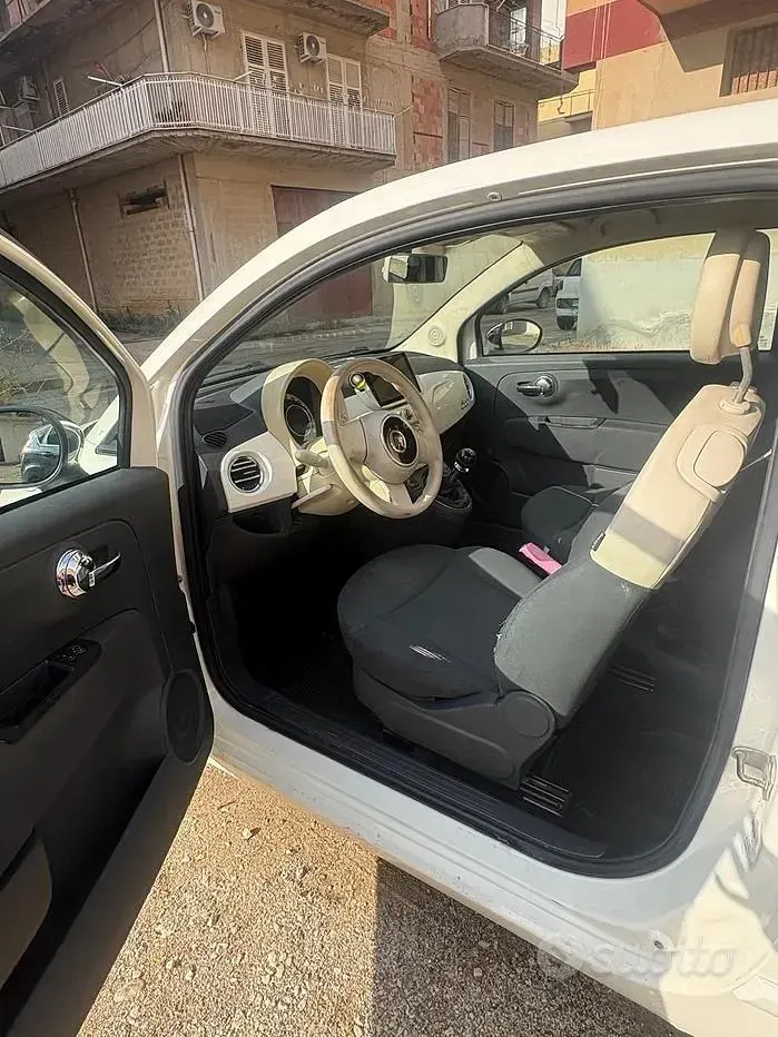 Usata Fiat 500 69 CV (50 kW) 2012 Bianco Berlina