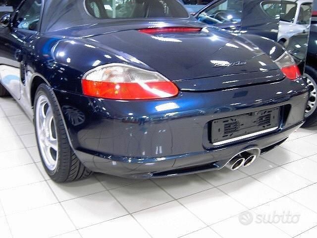 Usata Porsche Boxster 228 CV (167 kW) 2003 Blu met. Cabrio