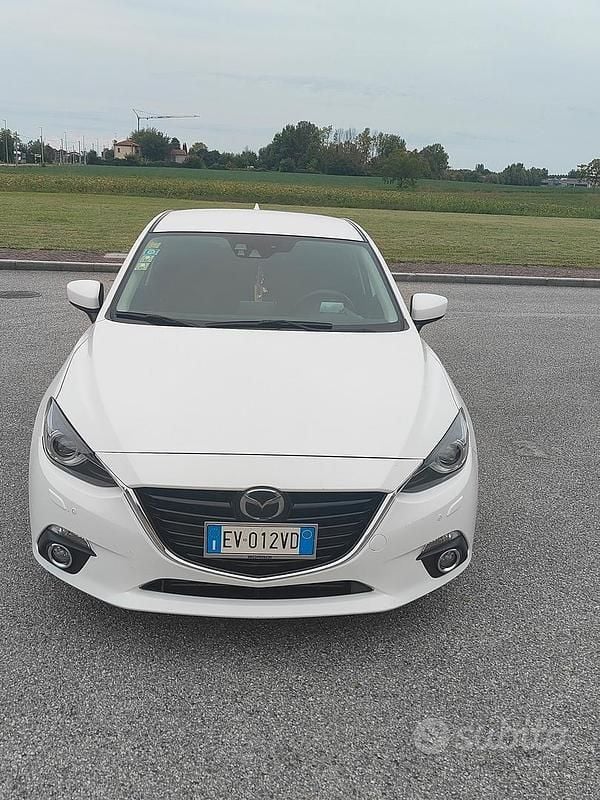 Usata Mazda 3 Sports-Line 150 CV (110 kW) 2014 Bianco Berlina