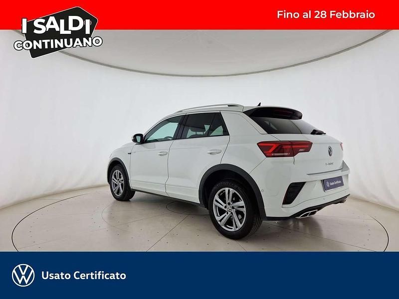 Usata VW T-Roc R-line 116 CV (85 kW) 2022 Pure white SUV