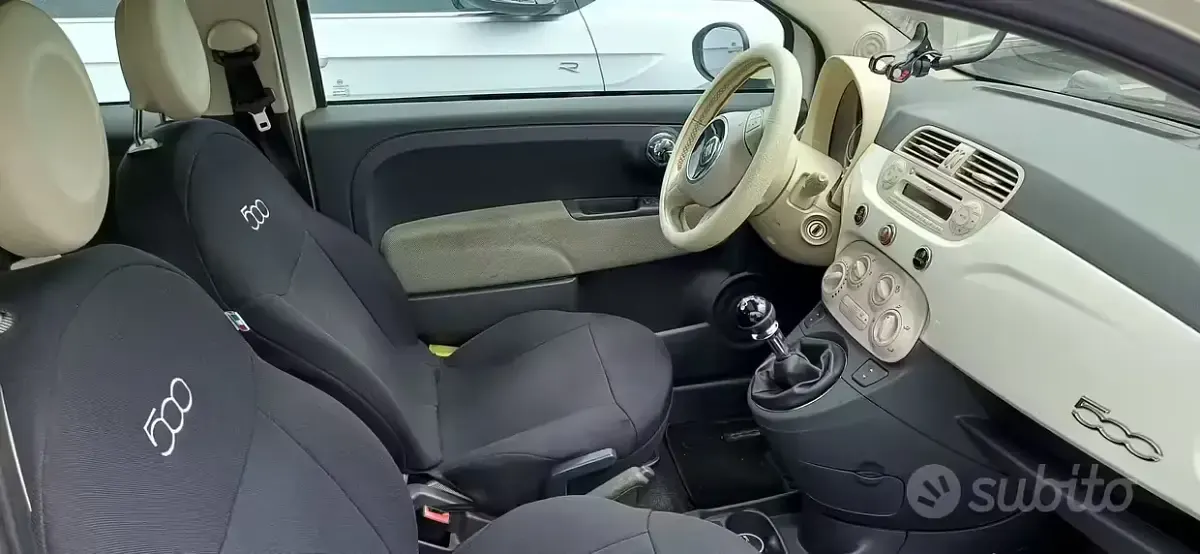 Usata Fiat 500 69 CV (50 kW) 2014 Bianco Berlina