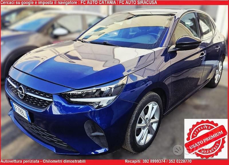 Usata Opel Corsa Elegance 75 CV (55 kW) 2021 Blu Utilitaria