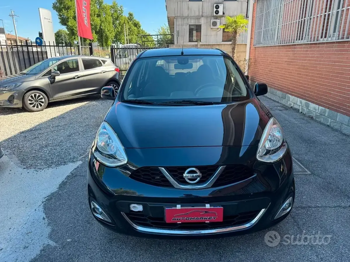 Usata Nissan Micra Acenta 80 CV (58 kW) 2015 Nero Utilitaria
