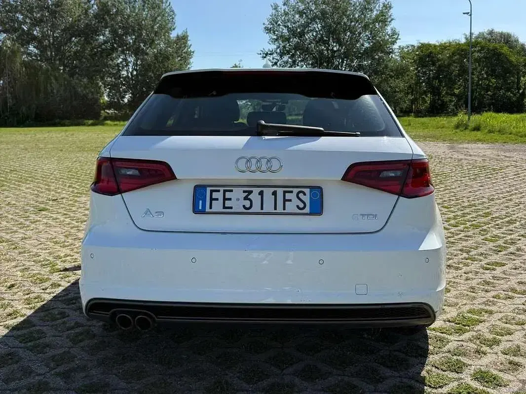 Usata Audi A3 Ambiente 150 CV (110 kW) 2016 Bianco Berlina
